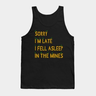 Stardew Valley Asleep in the mines Pelican Town Tank Top